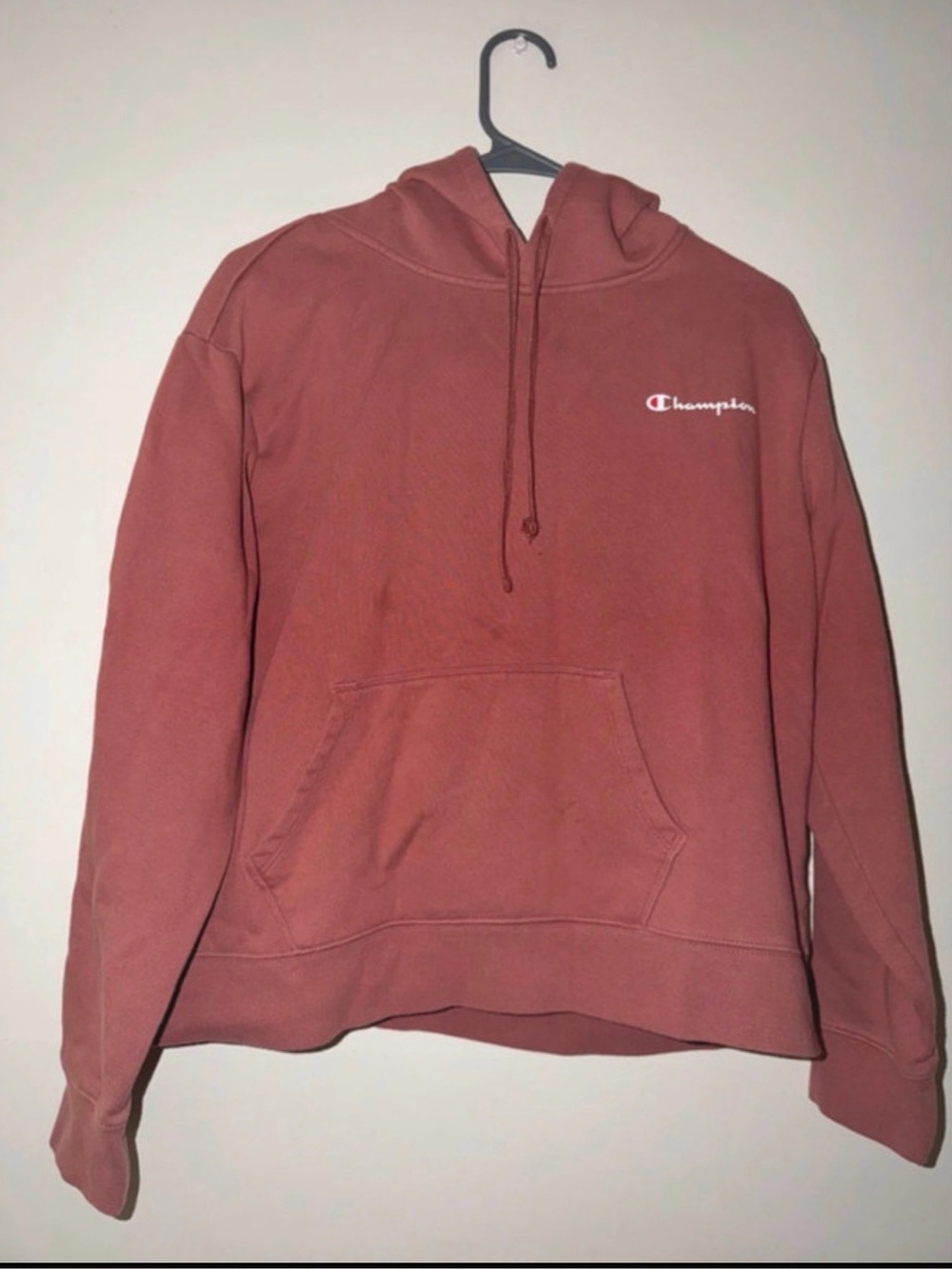 Champion Women’s Pullover Hoodie - Large | Mauve/Dusty Rose